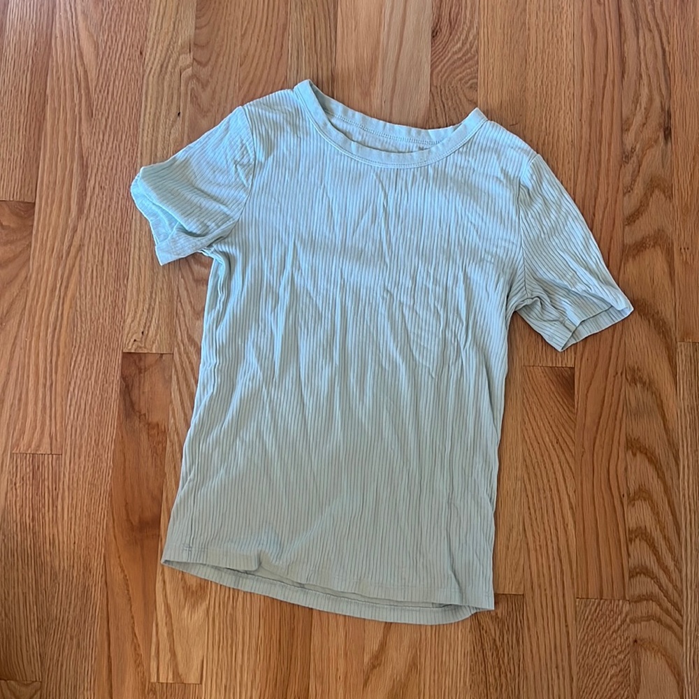 Light green/blue top